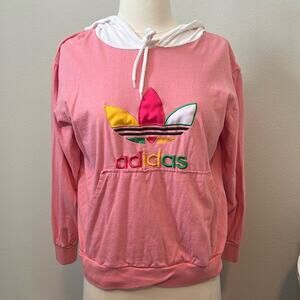 Adidas Vintage Embroidered Pullover Hoodie | Size‎ Small